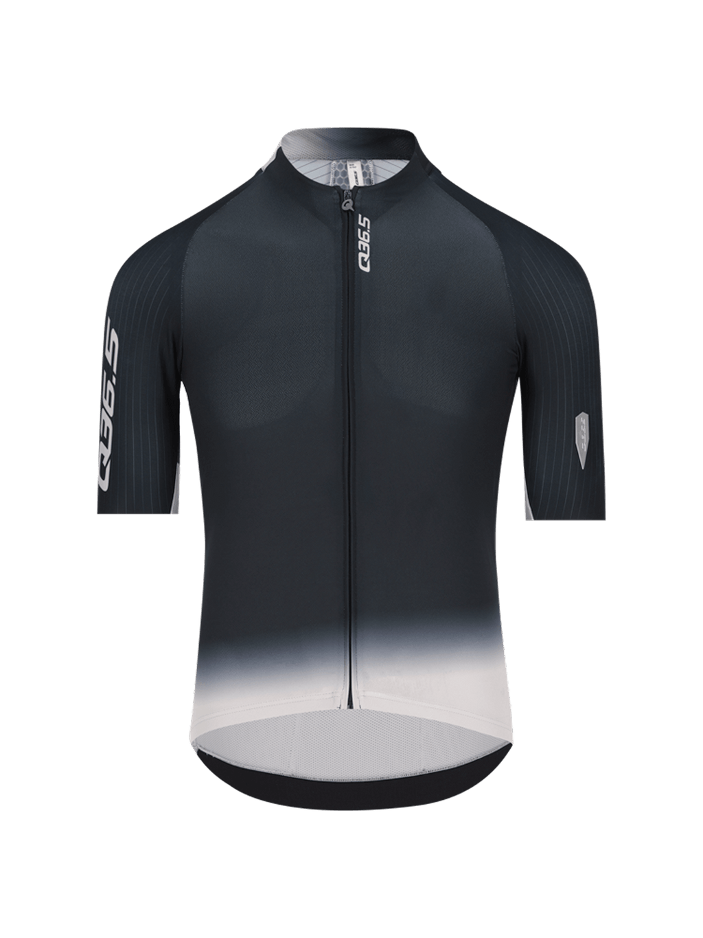 Maglia Manica Corta Uomo Q36.5 Gregarius Pro Collar Fade Nero