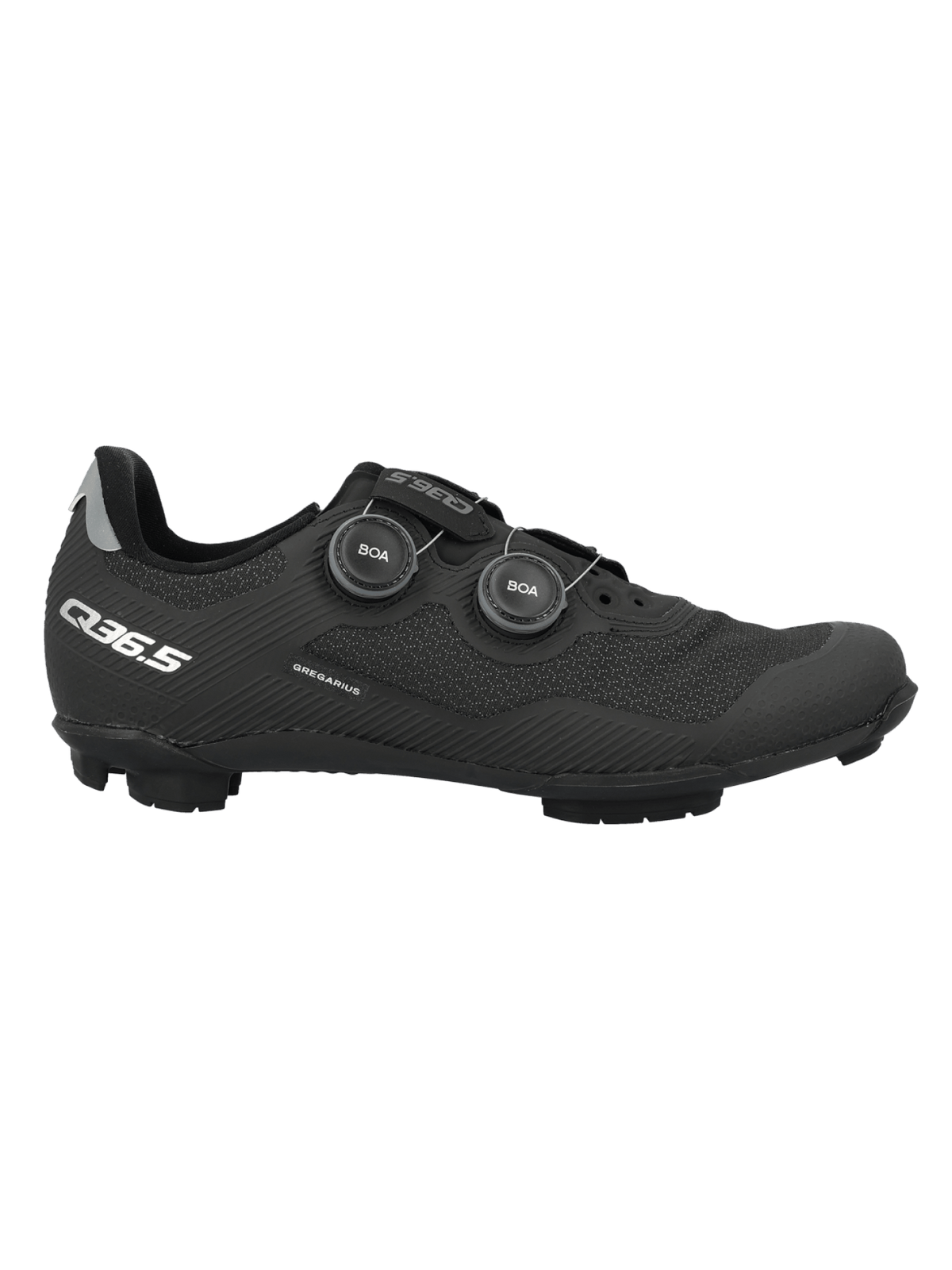 Scarpe Gravel Q36.5 Gregarius Adventure Shoes Black Nero