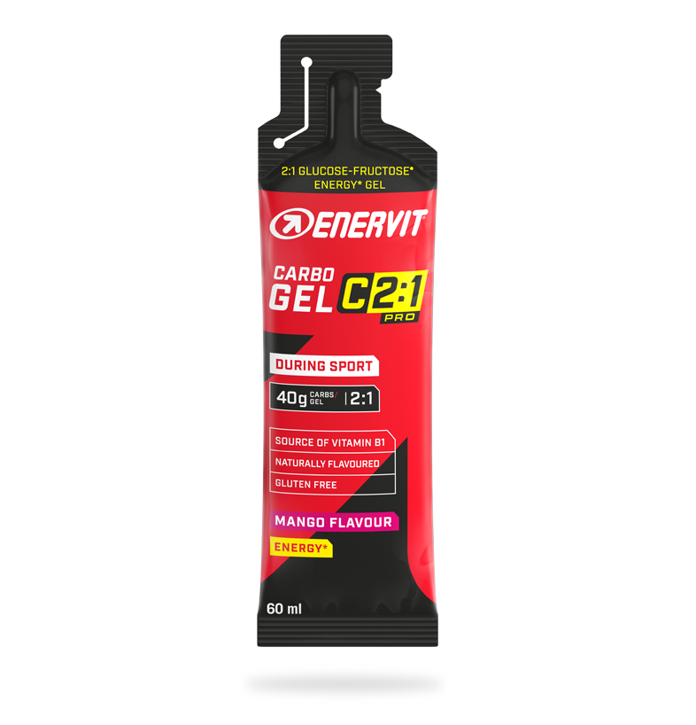 Enervit C2:1PRO Carbo Gel Mango | 40g Carboidrati | 60ml
