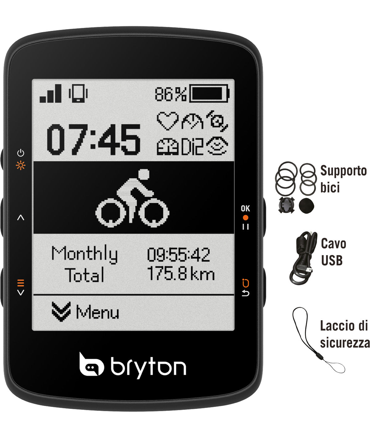 Ciclocomputer GPS BRYTON Rider 460E