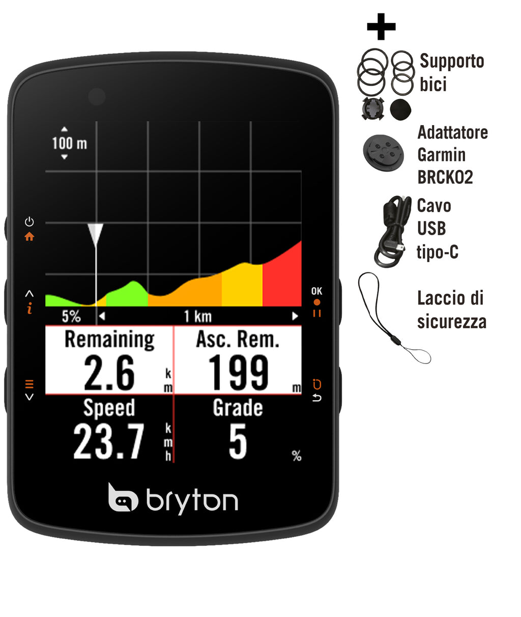 Ciclocomputer GPS BRYTON Rider 550E