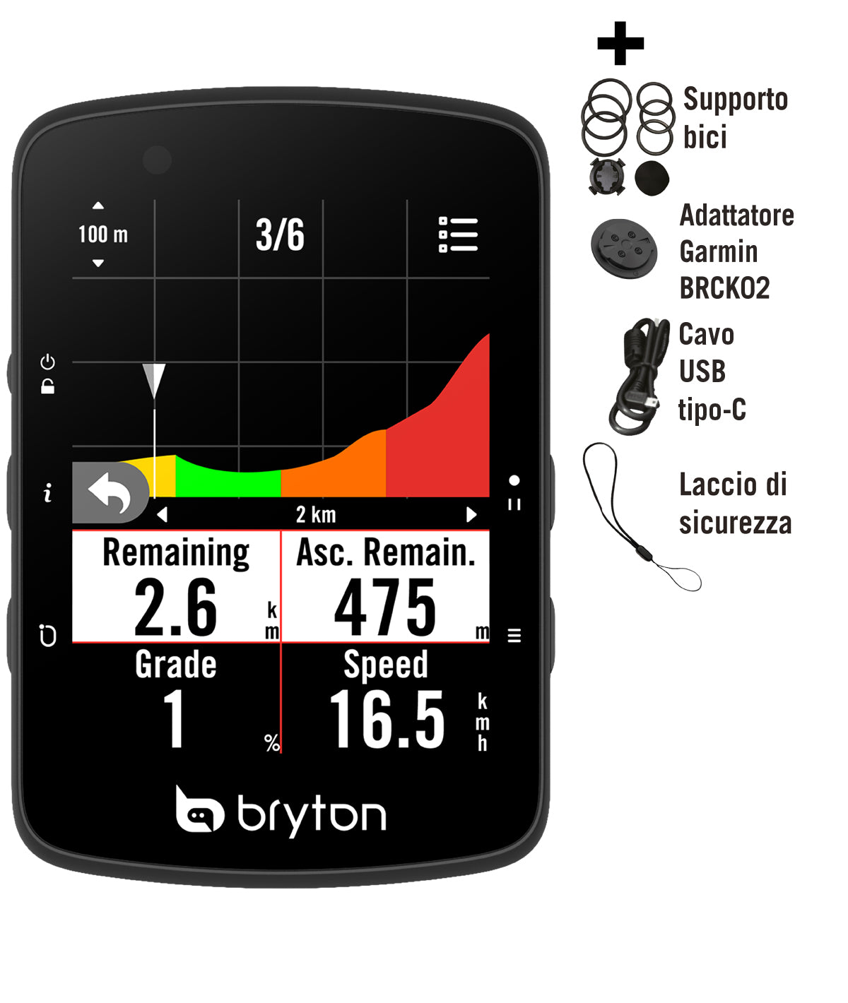 Ciclocomputer GPS BRYTON Rider 650E
