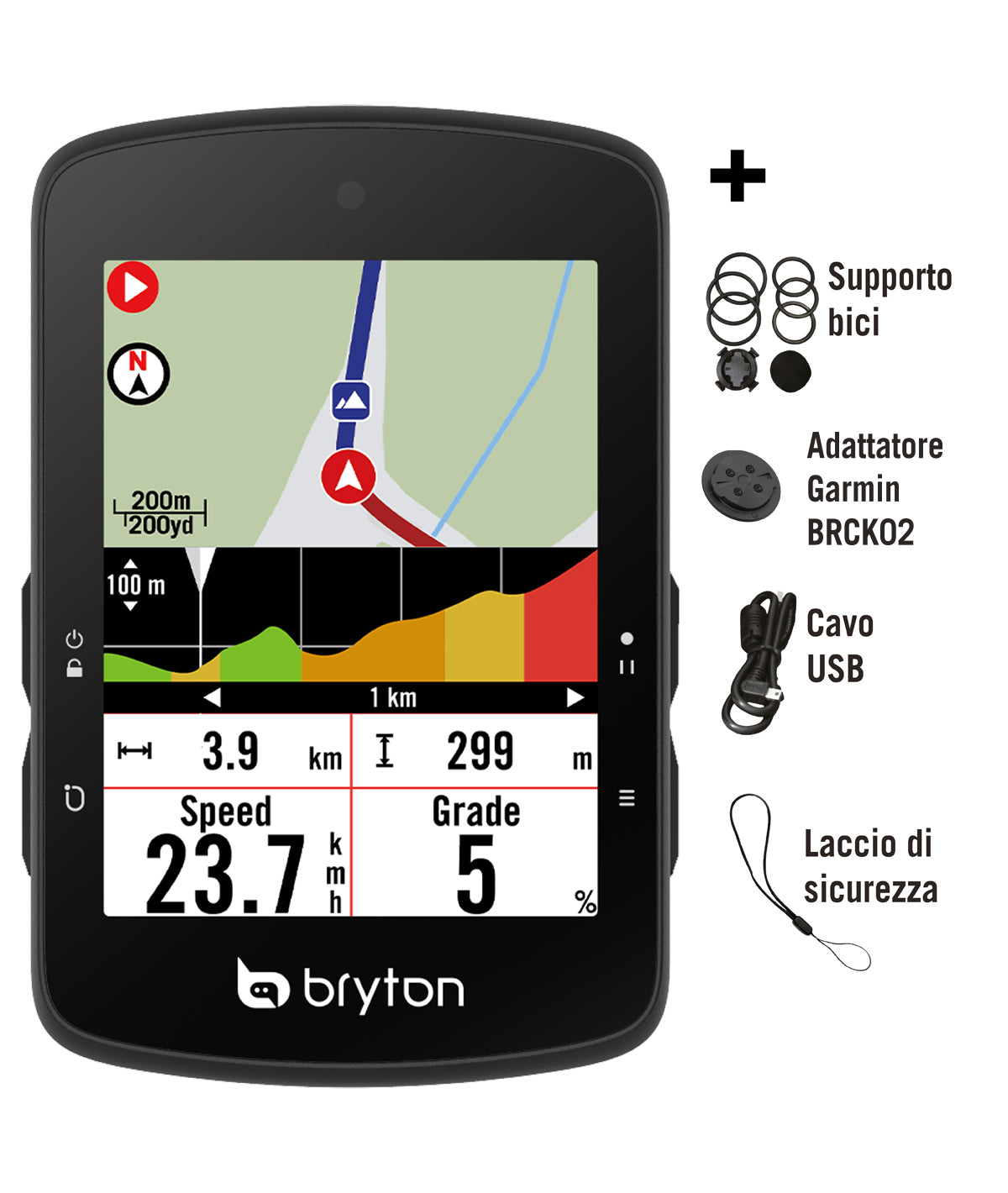 Ciclocomputer GPS BRYTON Rider S510E
