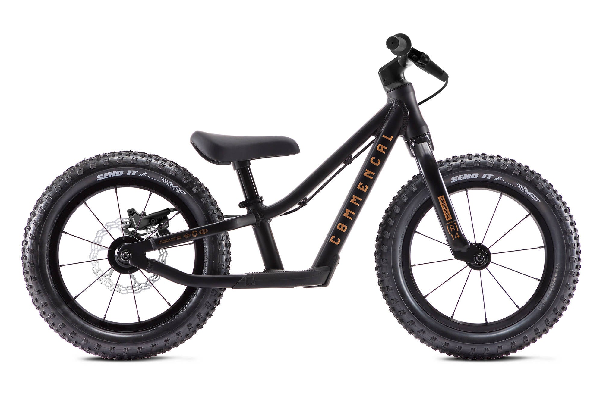 COMMENCAL RAMONES 14 PUSH BIKE BLACK 2026 + KIT FRENO POSTERIORE
