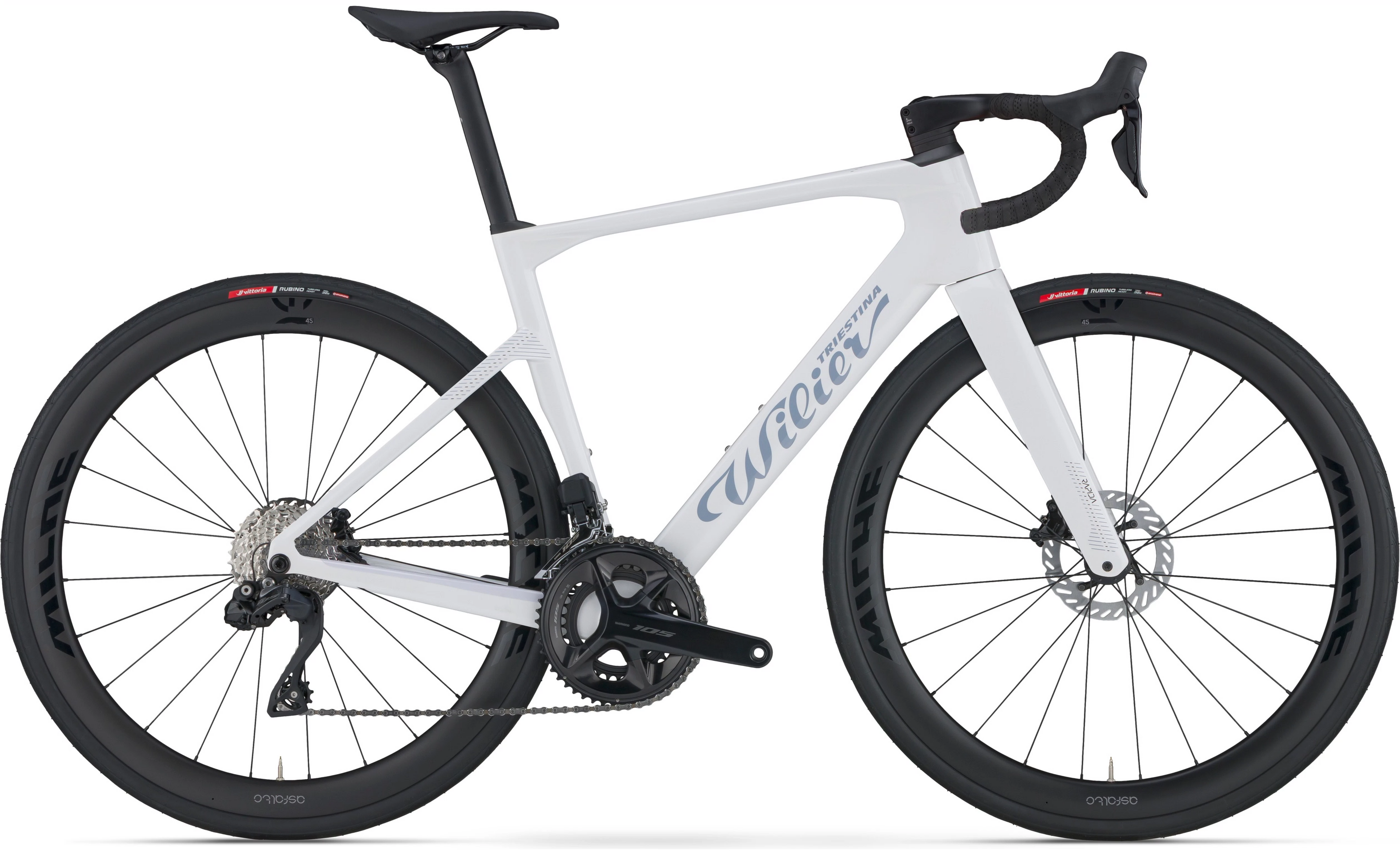Wilier RAPIDA | SHIMANO 105 Di2 2x12 R7150 | MICHE ASFALTO 45 CARBON
