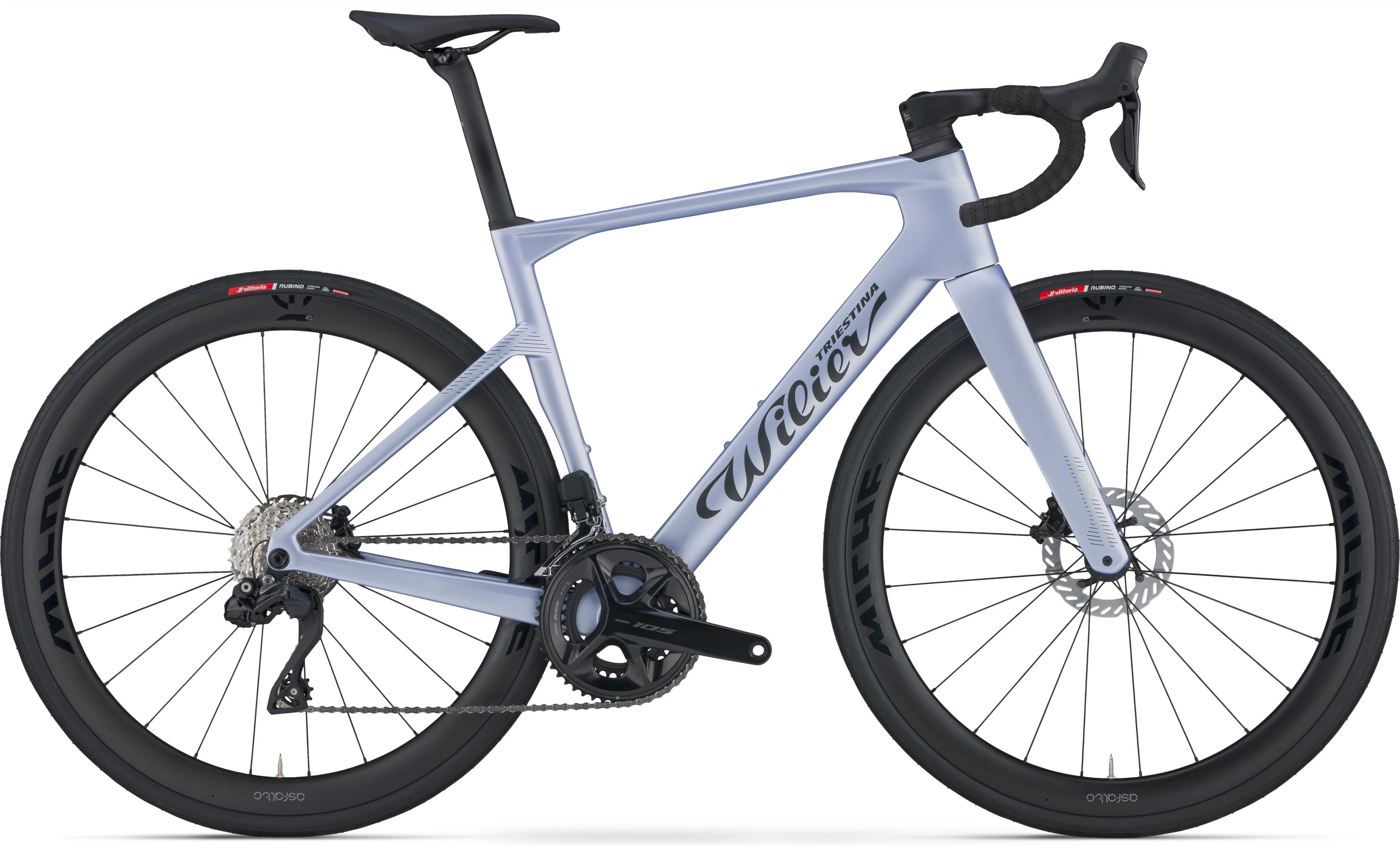 Wilier RAPIDA | SHIMANO 105 Di2 2x12 R7150 | MICHE ASFALTO 45 CARBON