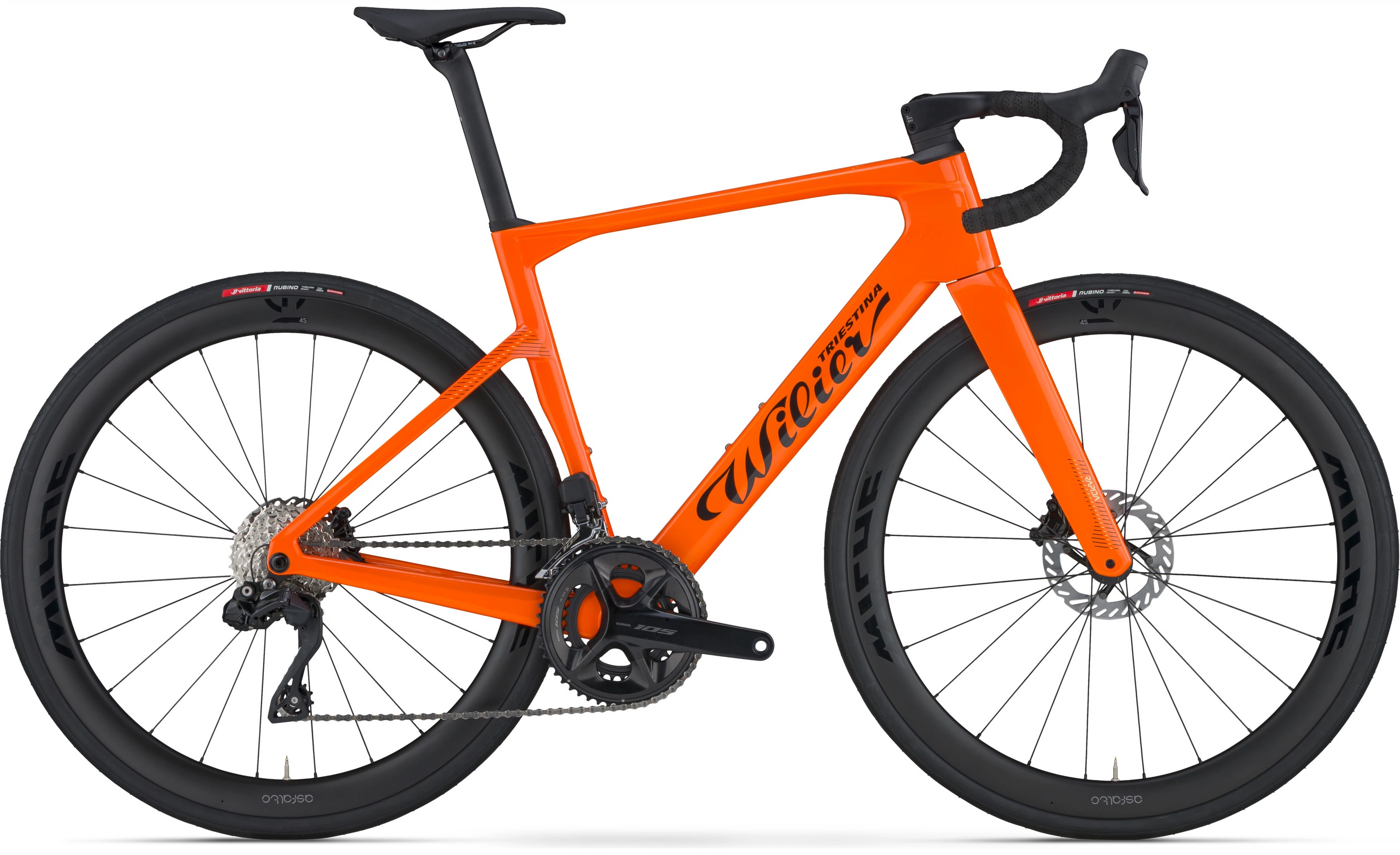Wilier RAPIDA | SHIMANO 105 Di2 2x12 R7150 | MICHE ASFALTO 45 CARBON