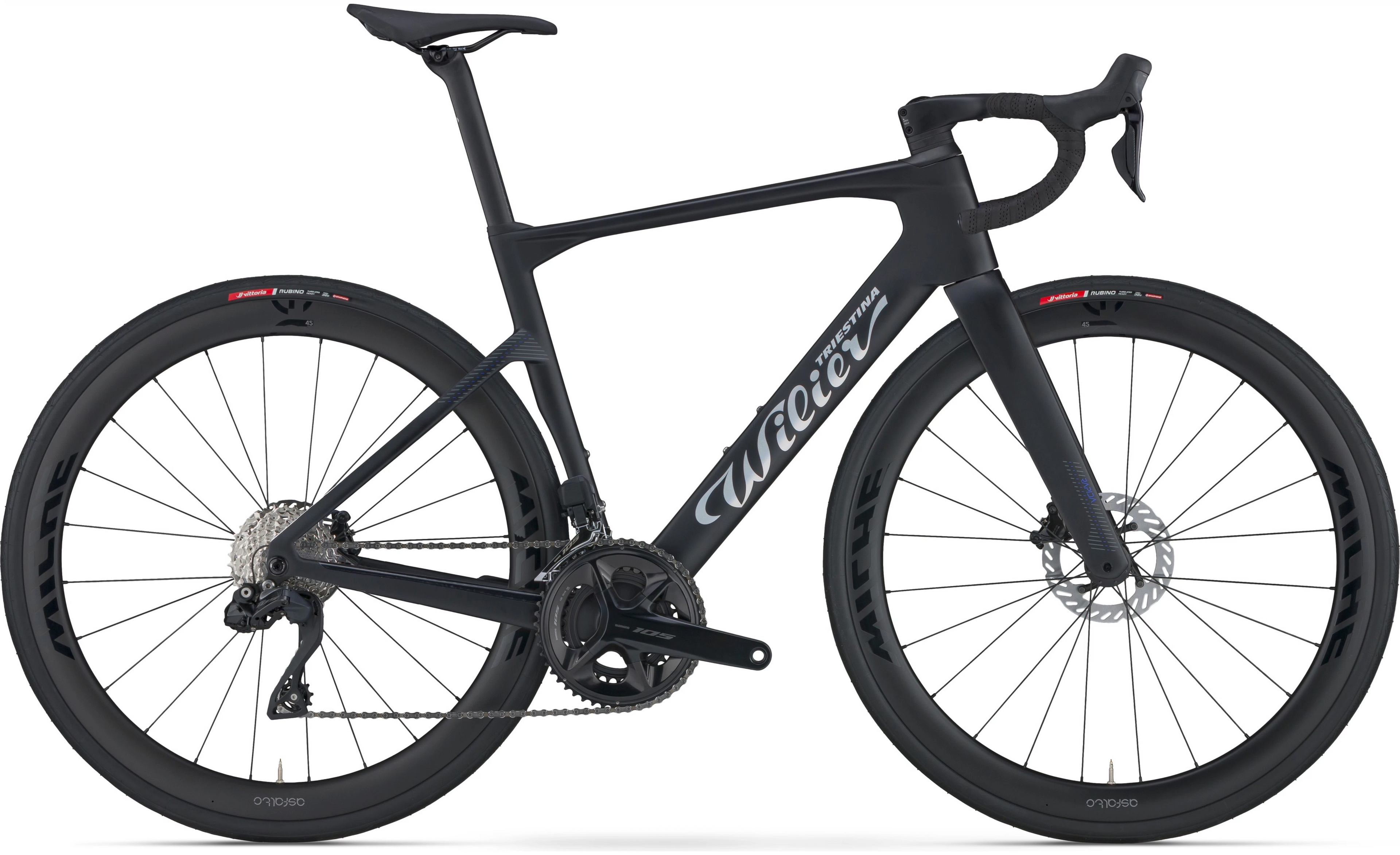 Wilier RAPIDA | SHIMANO 105 Di2 2x12 R7150 | MICHE ASFALTO 45 CARBON