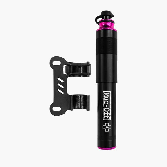 Muc-Off AirMach Mini Pump – Mini Pompa Bici 110 PSI in Alluminio Nero
