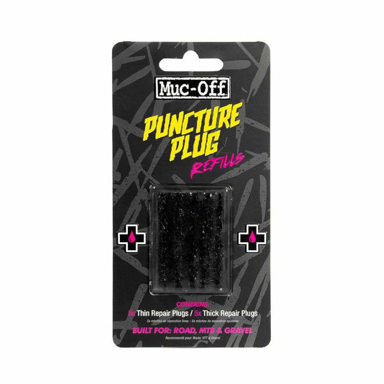 Muc-Off Puncture Plugs Refill Pack – 10 Vermicelli Ricambio Riparazione Tubeless