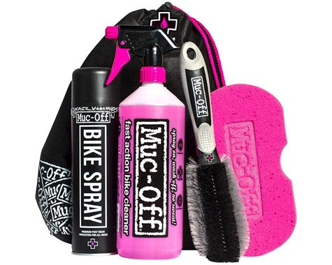 Muc-Off Bike Care Essentials Kit – Kit Completo Pulizia e Protezione Bicicletta