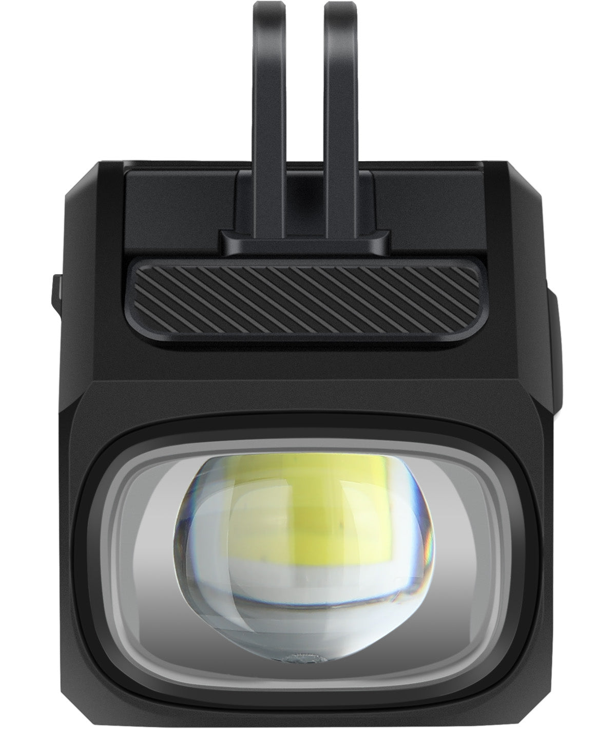 Fanalino anteriore a led bianco EVO 1100 nero USB-C con telecomando