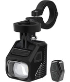 Fanalino anteriore a led bianco EVO 1100 nero USB-C con telecomando