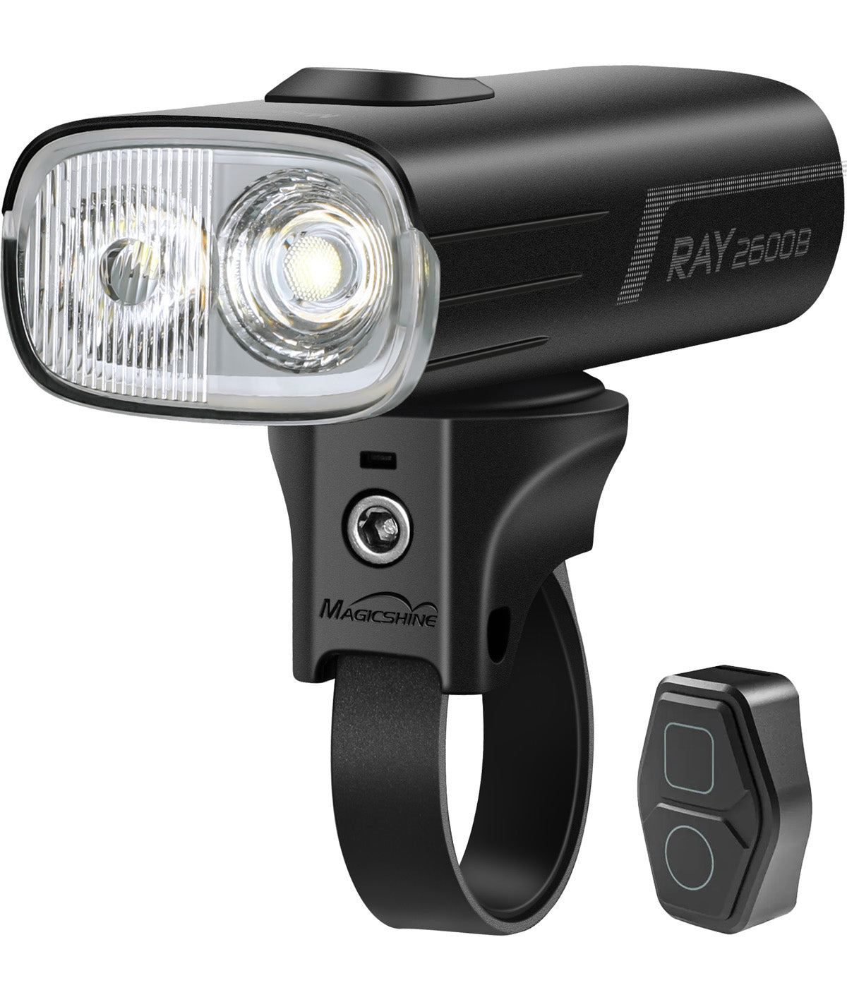 Fanalino anteriore a led bianco MAGICSHINE Ray 2600B USB-C con telecomando