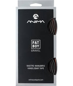 Nastro manubrio Anima Fat Boy Gravel nero con tappi
