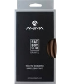 Nastro manubrio Anima Fat Boy Slim Gravel marrone con tappi