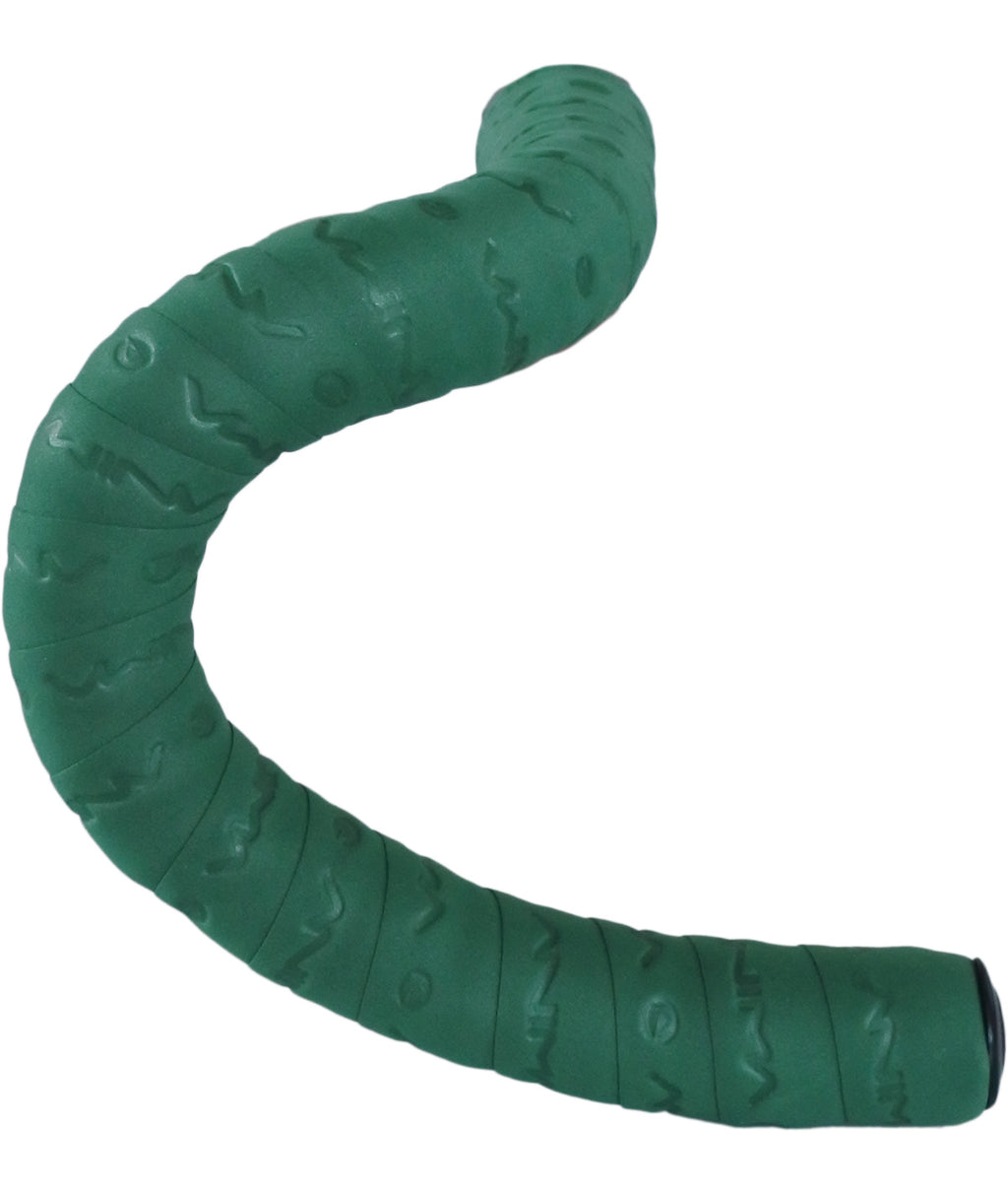 Nastro manubrio Anima Fat Boy Slim gravel verde con tappi