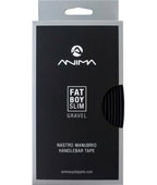 Nastro manubrio Anima Fat Boy Slim Gravel nero con tappi