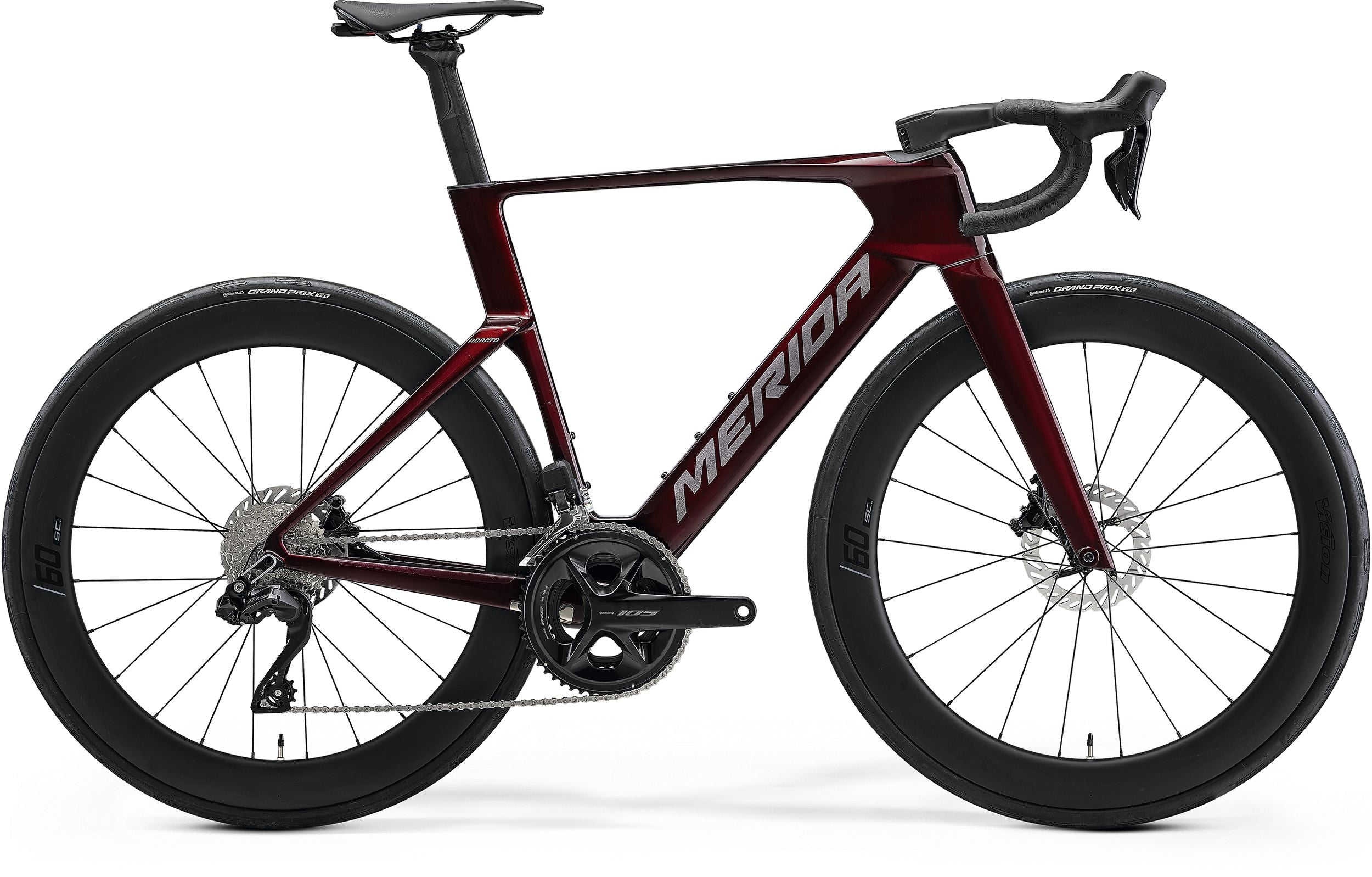 MERIDA REACTO 6000 NEW | Shimano 105 disc Di2 12s | Vision SC 60 i23 carbon