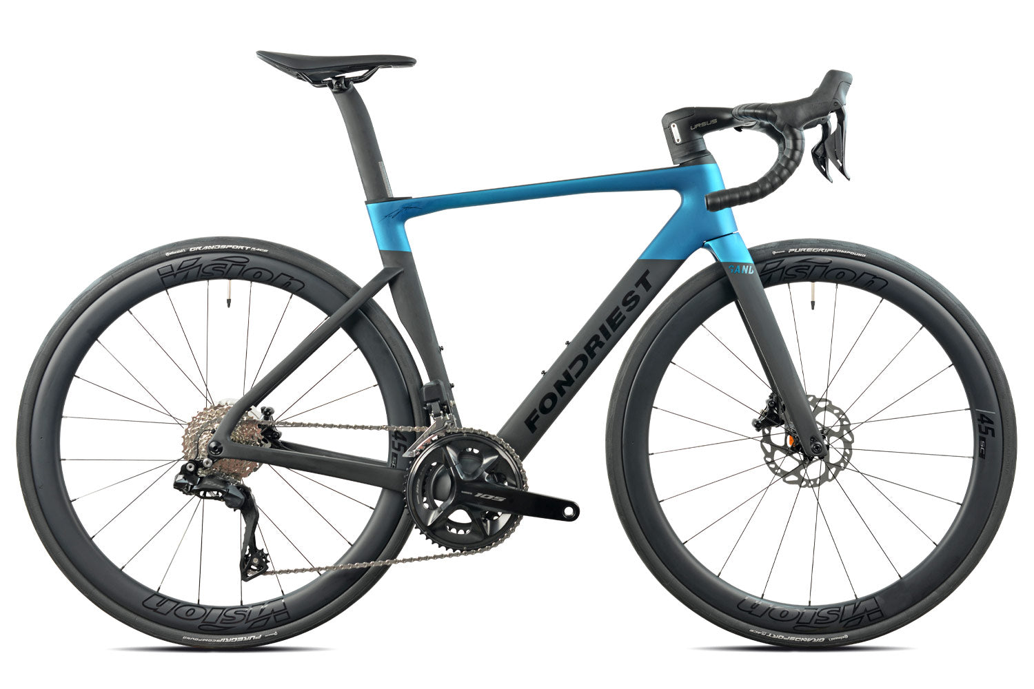 FONDRIEST GAND | SHIMANO 105 Di2 2x12 | VISION SC 45 CARBONIO