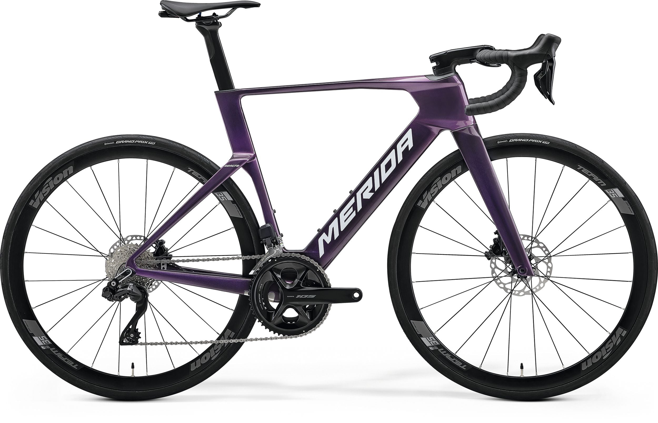 MERIDA REACTO 5000 NEW | Shimano 105 disc Di2 12s | Vision 35 tubeless-ready