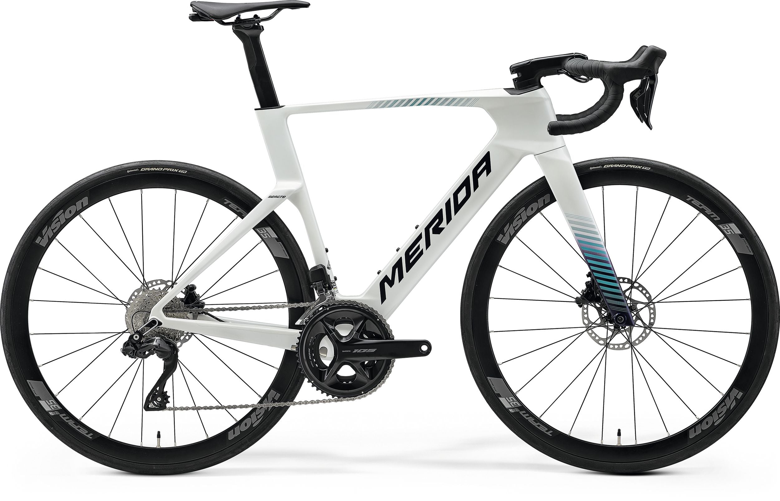 MERIDA REACTO 5000 NEW | Shimano 105 disc Di2 12s | Vision 35 tubeless-ready