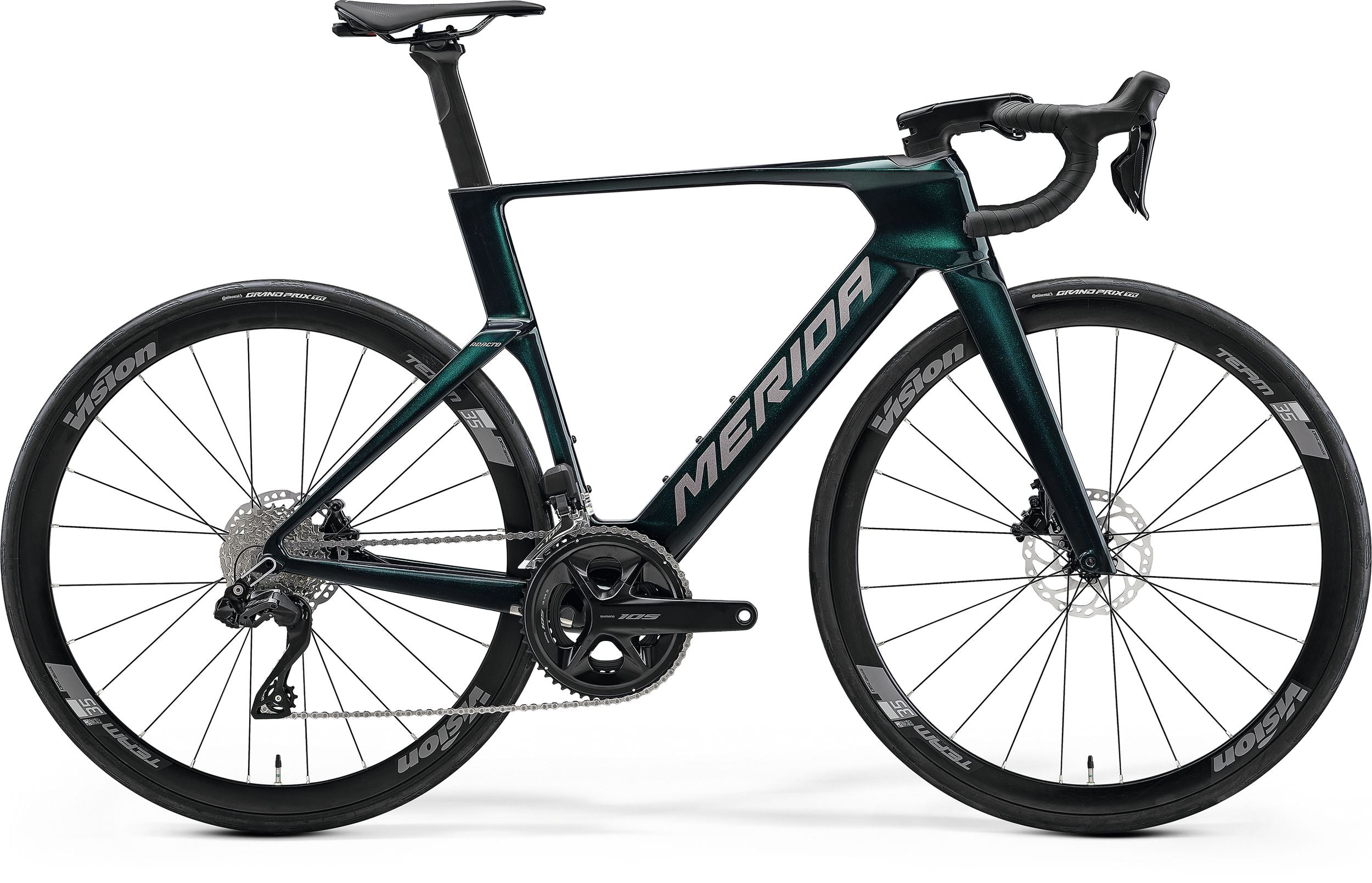 MERIDA REACTO 5000 NEW | Shimano 105 disc Di2 12s | Vision 35 tubeless-ready