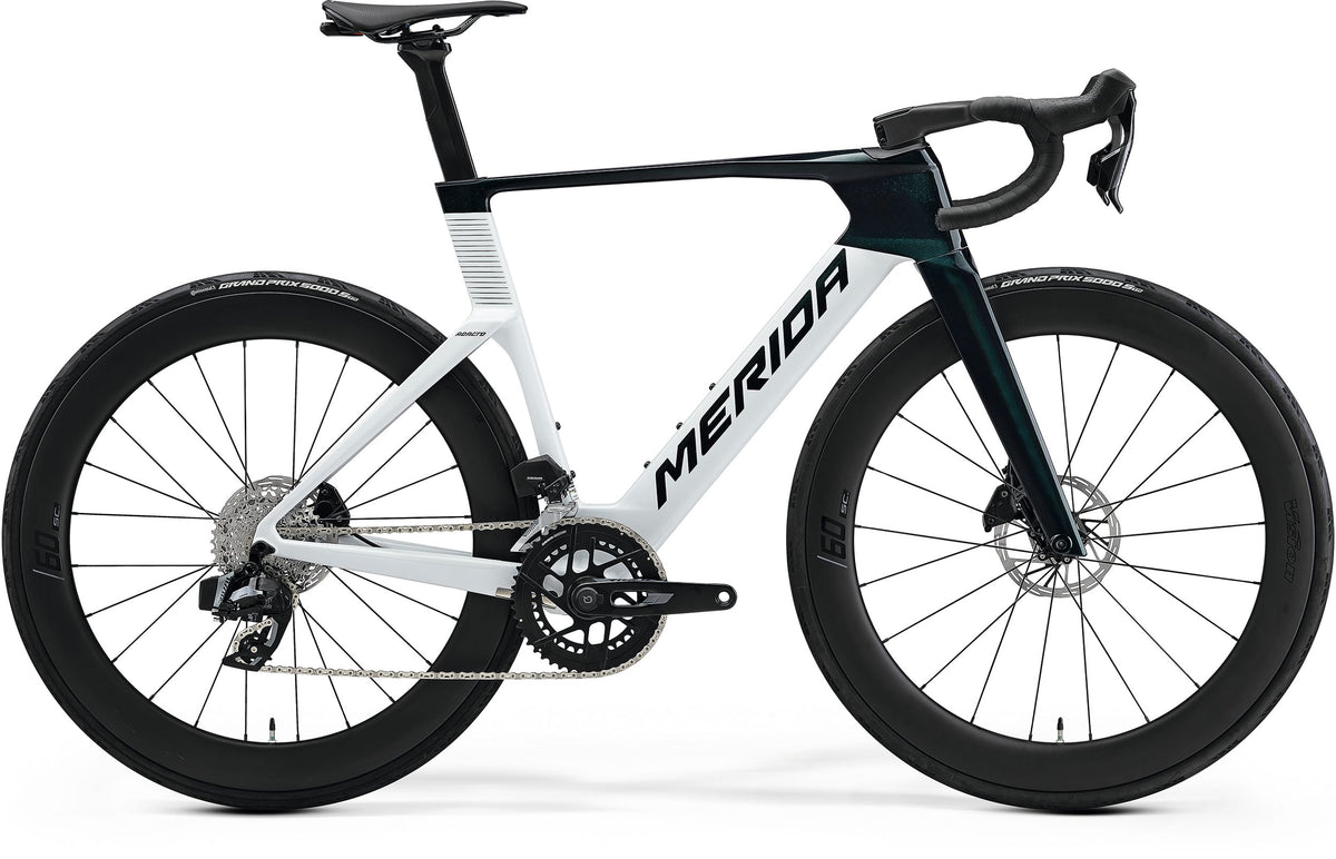 MERIDA REACTO 7000 NEW Sram ED Rival AXS E1 Power Meter RUOTE Vision SC 60 i23 Disc brake