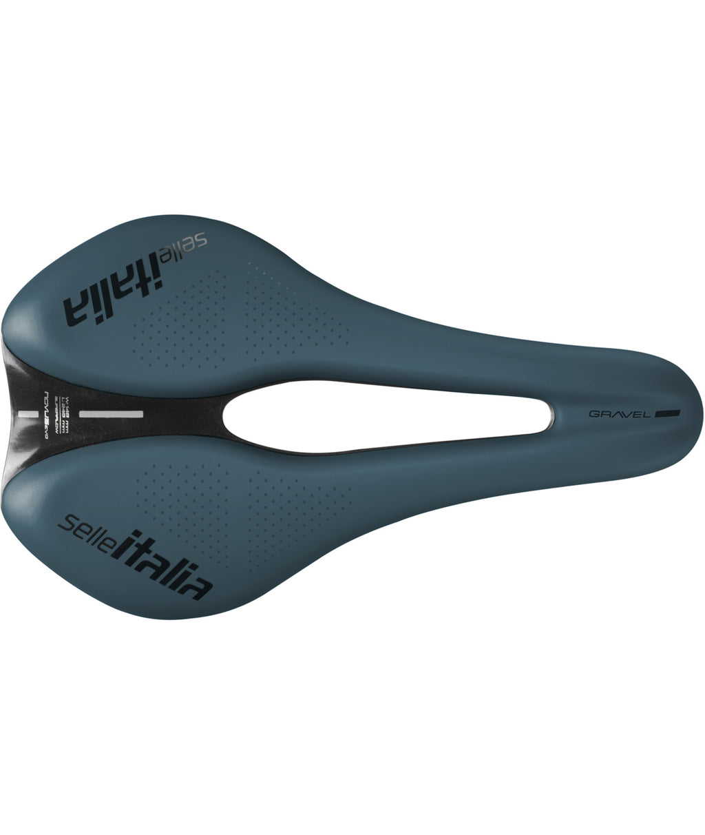 Selle Italia Novus Evo Boost Gravel TM Superflow L. telaio in manganese soft-tek blu