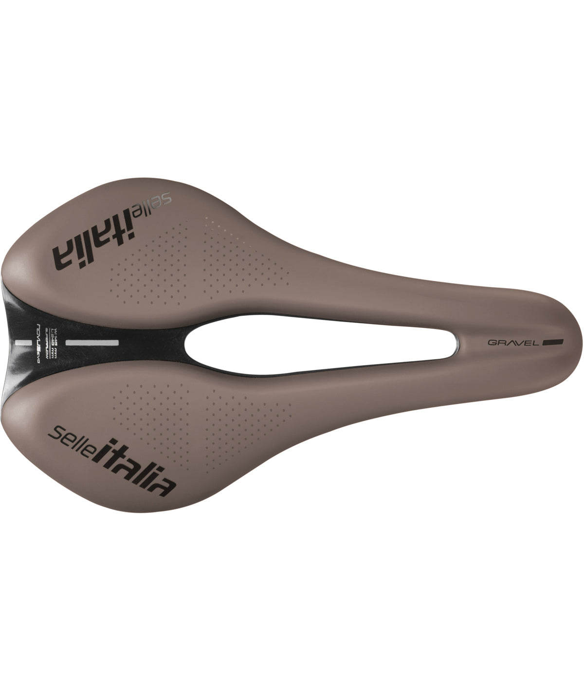 Selle Italia Novus Evo Boost Gravel TM Superflow L telaio in manganese soft-tek marrone