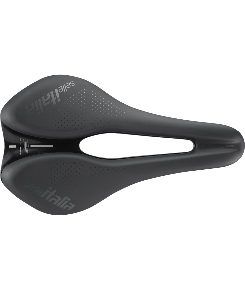 Selle Italia Novus Evo Boost SuperFlow Gravel TM L telaio in manganese Soft-Tek nera