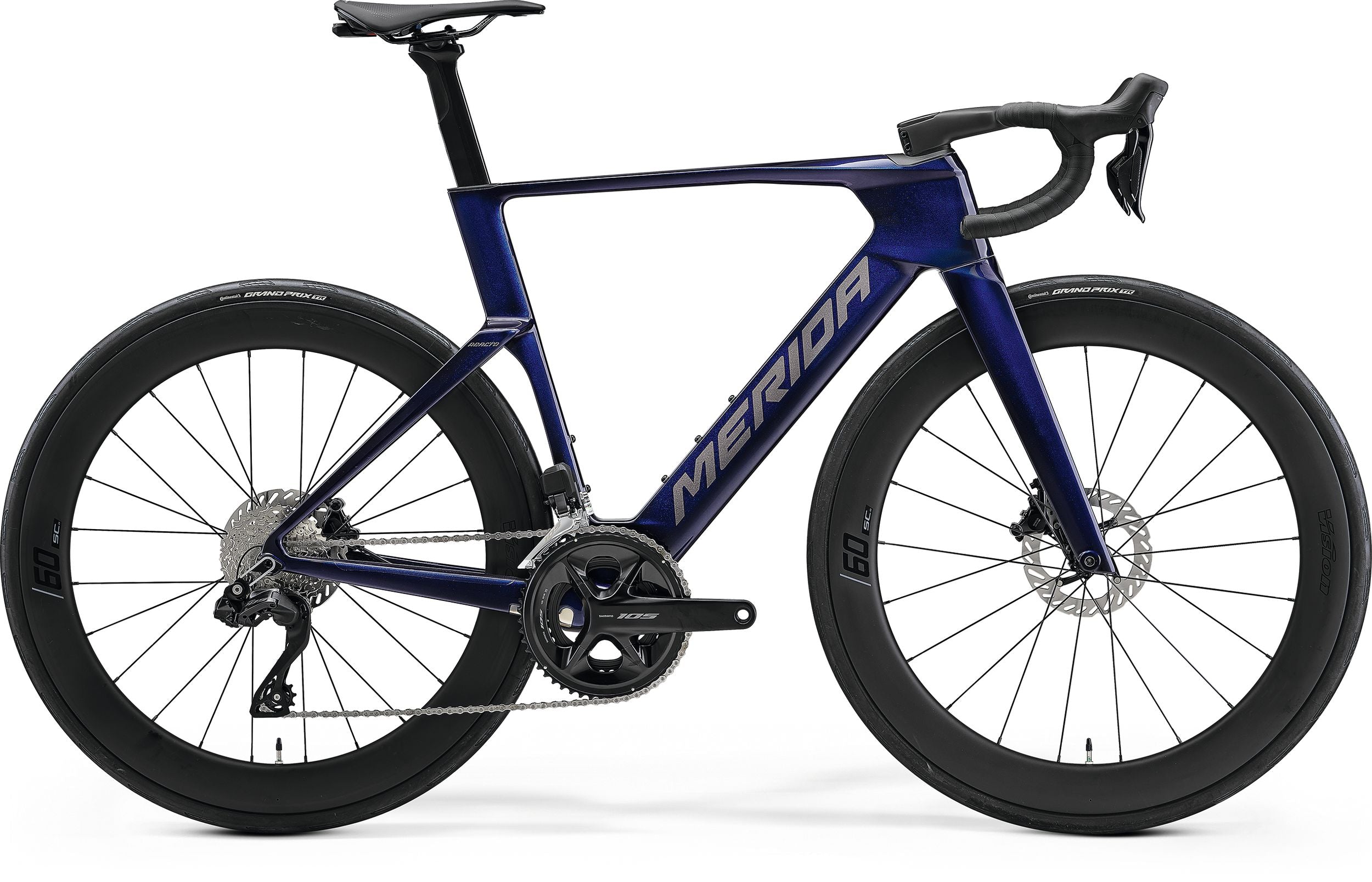 MERIDA REACTO 6000 NEW | Shimano 105 disc Di2 12s | Vision SC 60 i23 carbon
