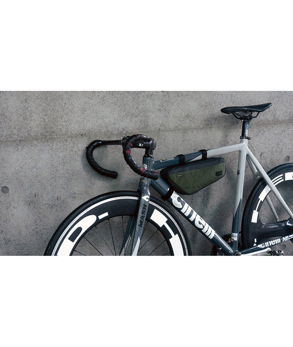 Borsello tubo orizzontale (sotto) ulac Touring GTS (2 L) verde oliva - moss