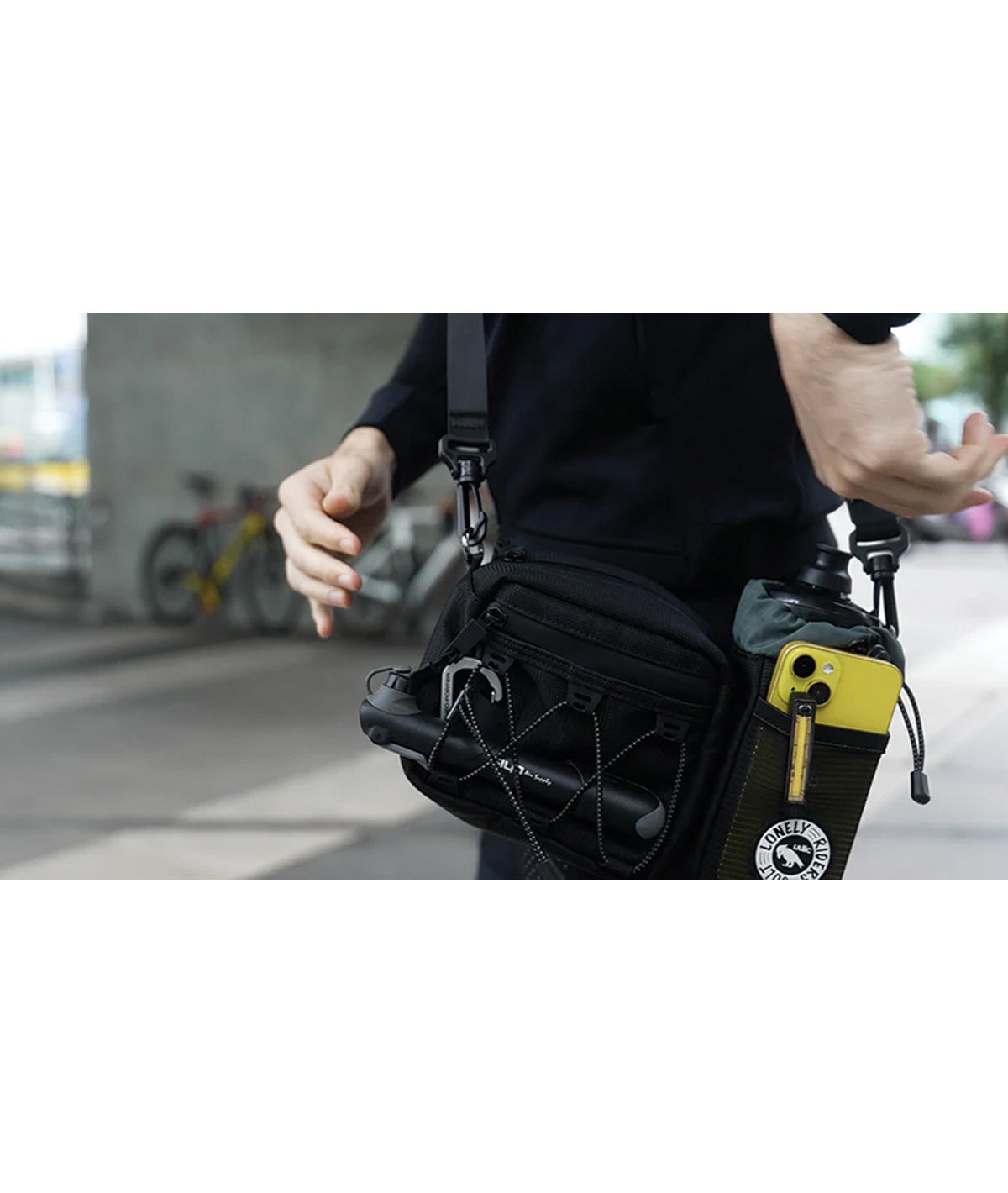 Borsello al manubrio ULAC Krosstrek (3,3 L) nero - black