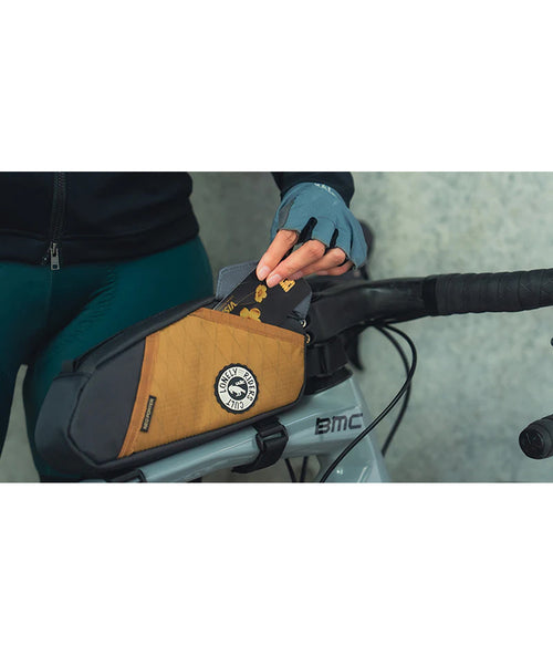 Borsello tubo orizzontale (sopra) ulac Trekking GT PRO Bolt-On (1,5 L) marrone - terrain