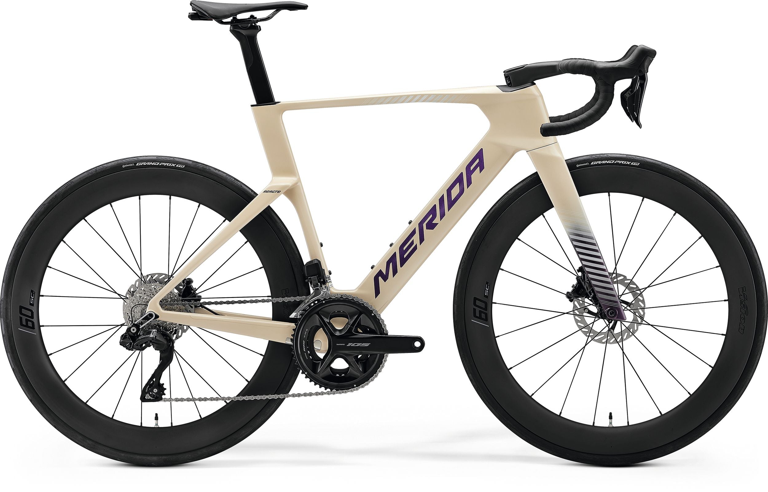 MERIDA REACTO 6000 NEW | Shimano 105 disc Di2 12s | Vision SC 60 i23 carbon