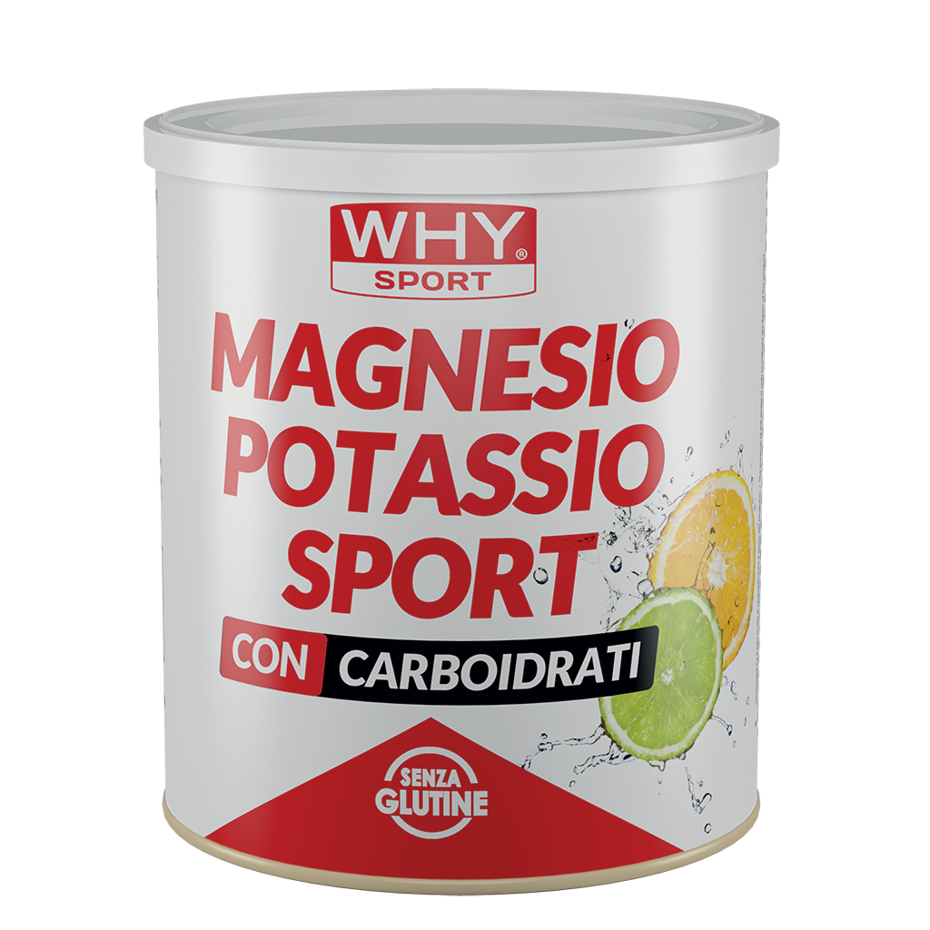WHY Magnesio Potassio Sport - Integratore Ipotonico in Polvere - 300g