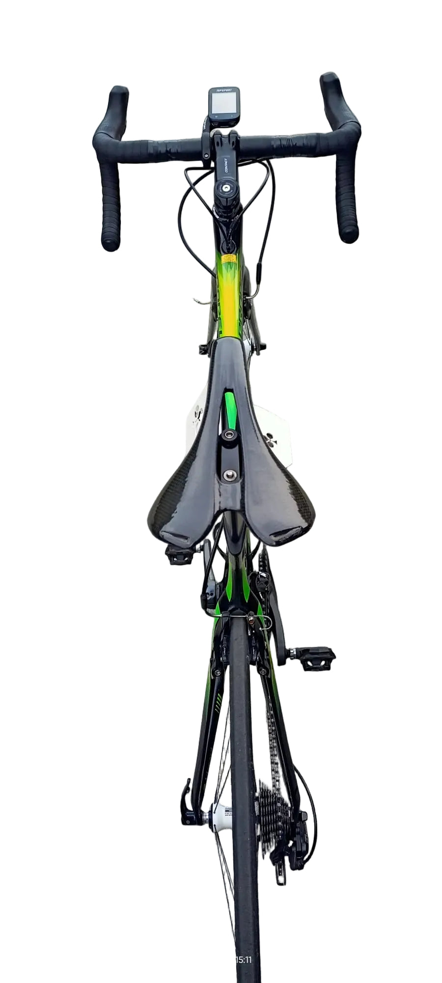 GIANT | TAGLIA M | NERA SCRITTE VERDI | SHIMANO ULTEGRA 11V | RUOTE ALLUMINIO