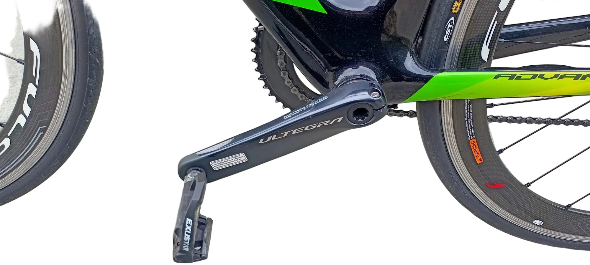 GIANT | TAGLIA M | NERA SCRITTE VERDI | SHIMANO ULTEGRA 11V | RUOTE ALLUMINIO