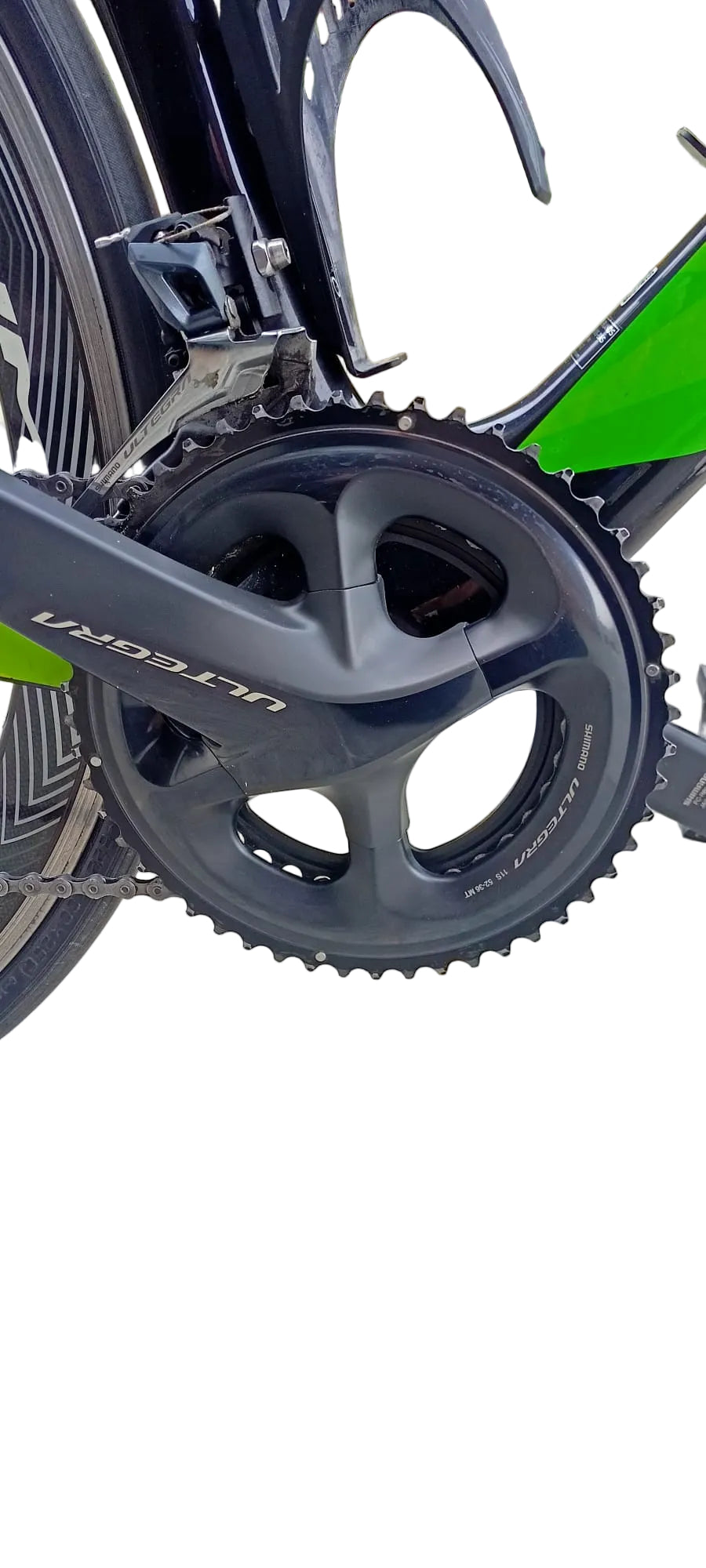 GIANT | TAGLIA M | NERA SCRITTE VERDI | SHIMANO ULTEGRA 11V | RUOTE ALLUMINIO