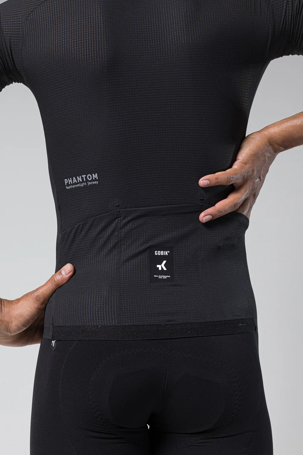 MAGLIA MANICA CORTA UNISEX GOBIK Phantom Jet Black