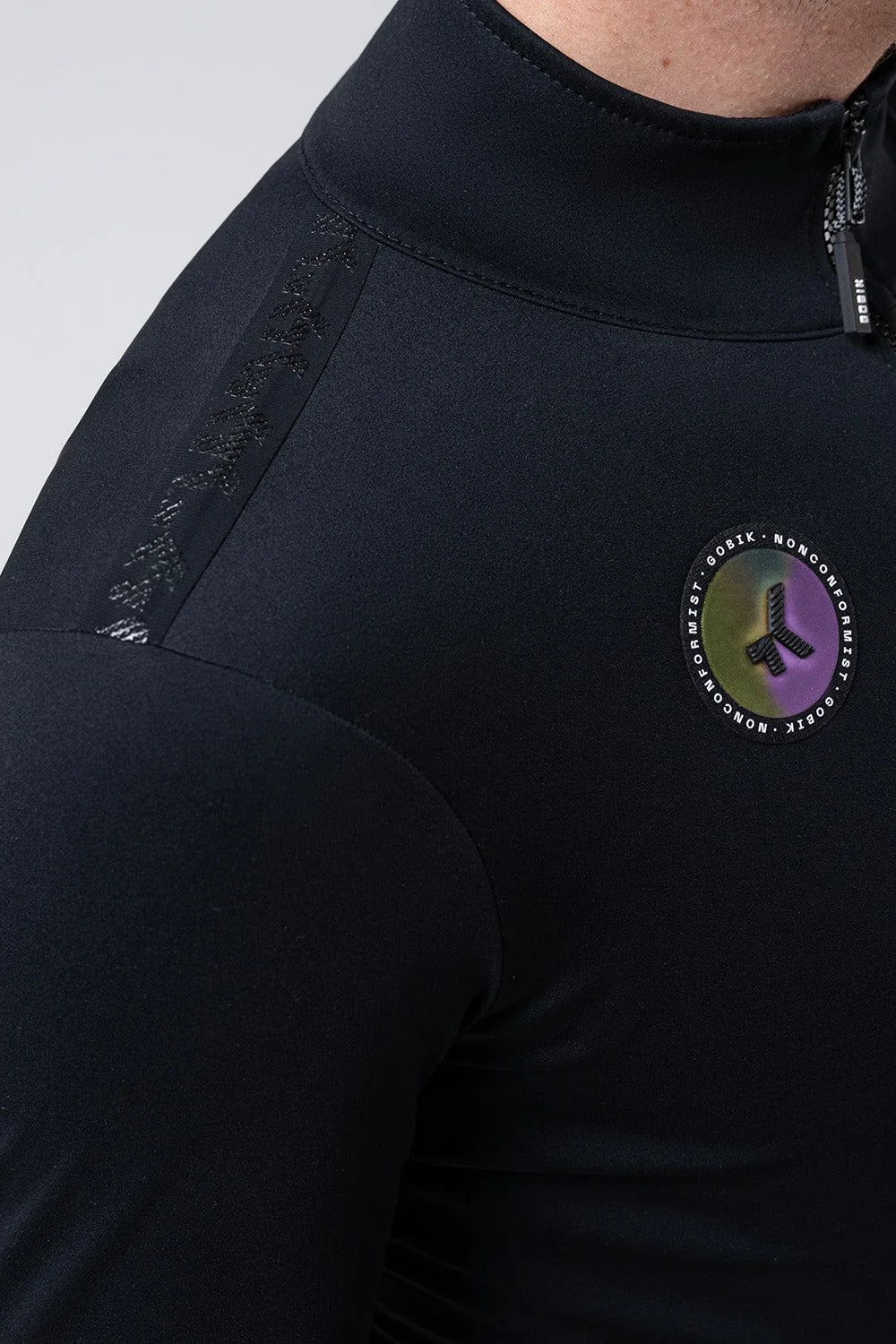 GOBIK Envy 2.0 Jet Black – Giacca Ciclismo Uomo Impermeabile Antivento