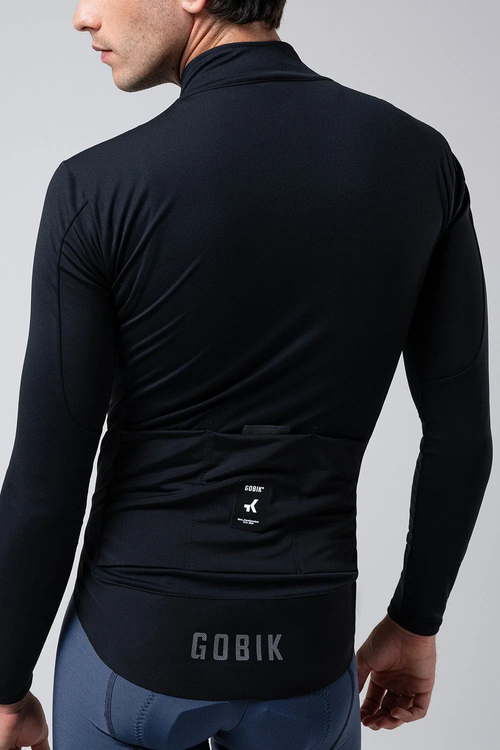 GOBIK Envy 2.0 Jet Black – Giacca Ciclismo Uomo Impermeabile Antivento