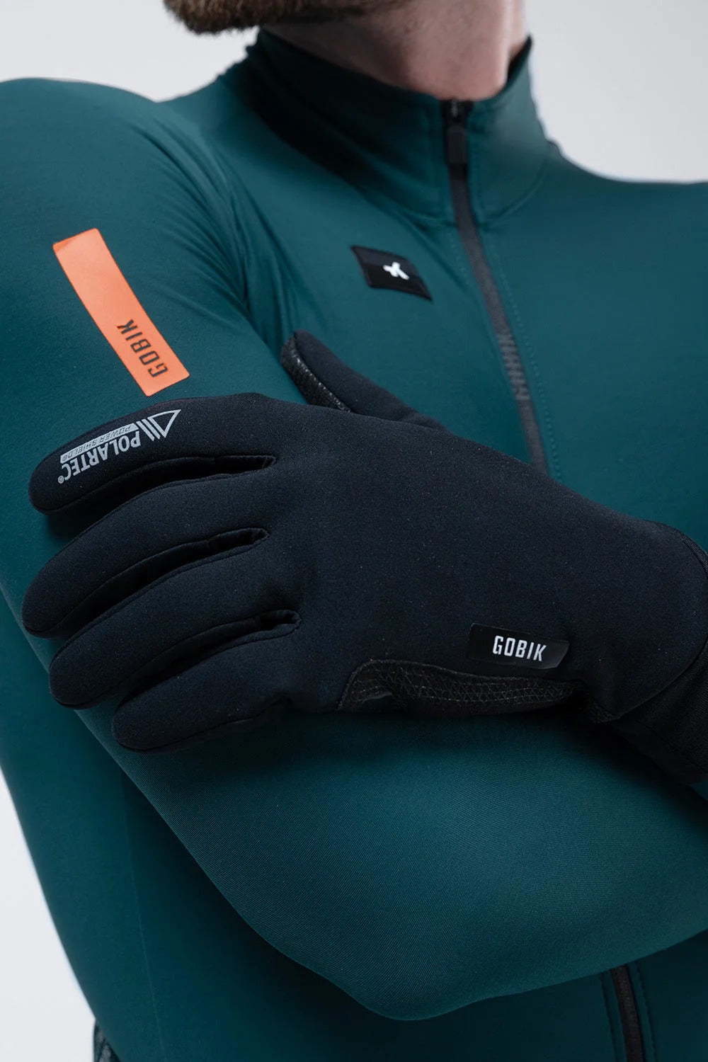 Gobik Polartec® Bora 2.0 True Black | Guanti Ciclismo Termici Unisex Invernali