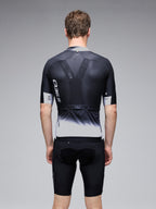 Maglia Manica Corta Uomo Q36.5 Gregarius Pro Collar Fade Nero