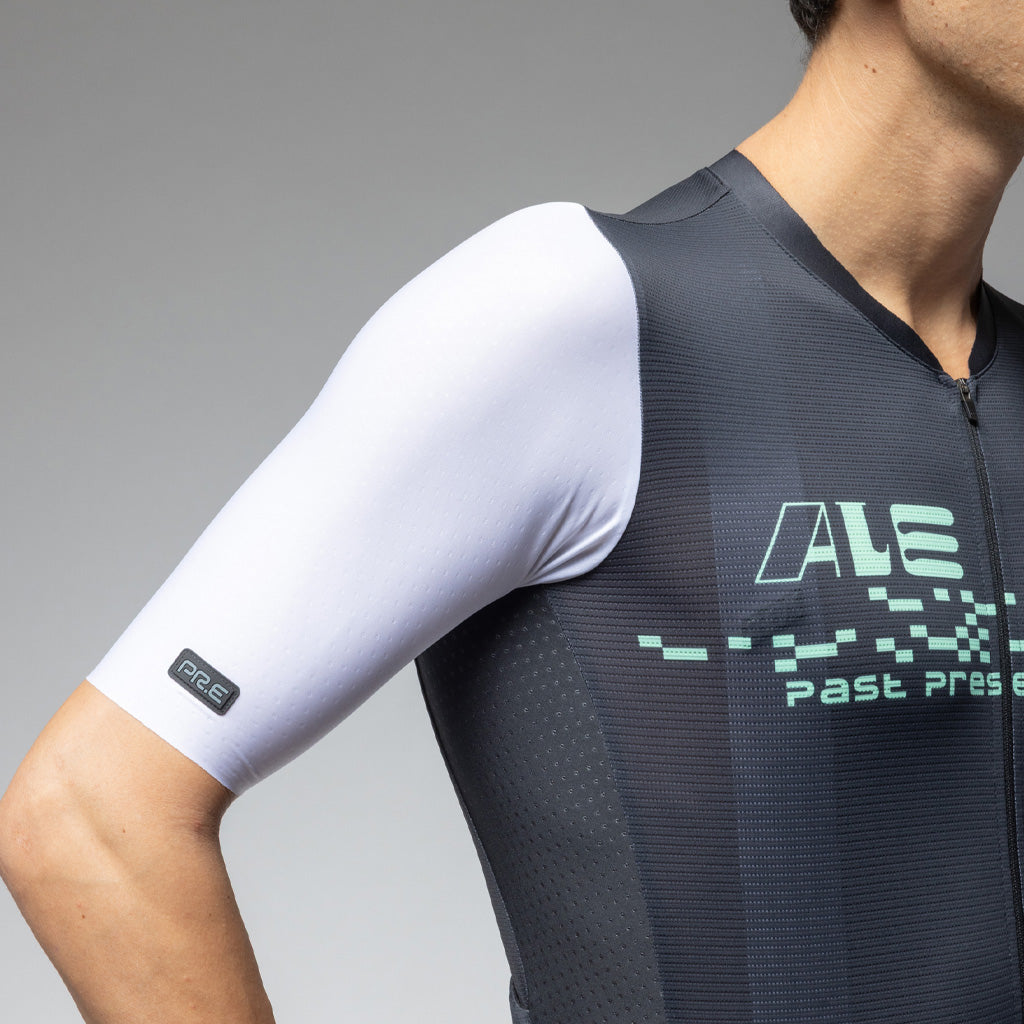 Maglia MANICA CORTA Ale PR-E Megabyte 2.0 UOMO - NERO