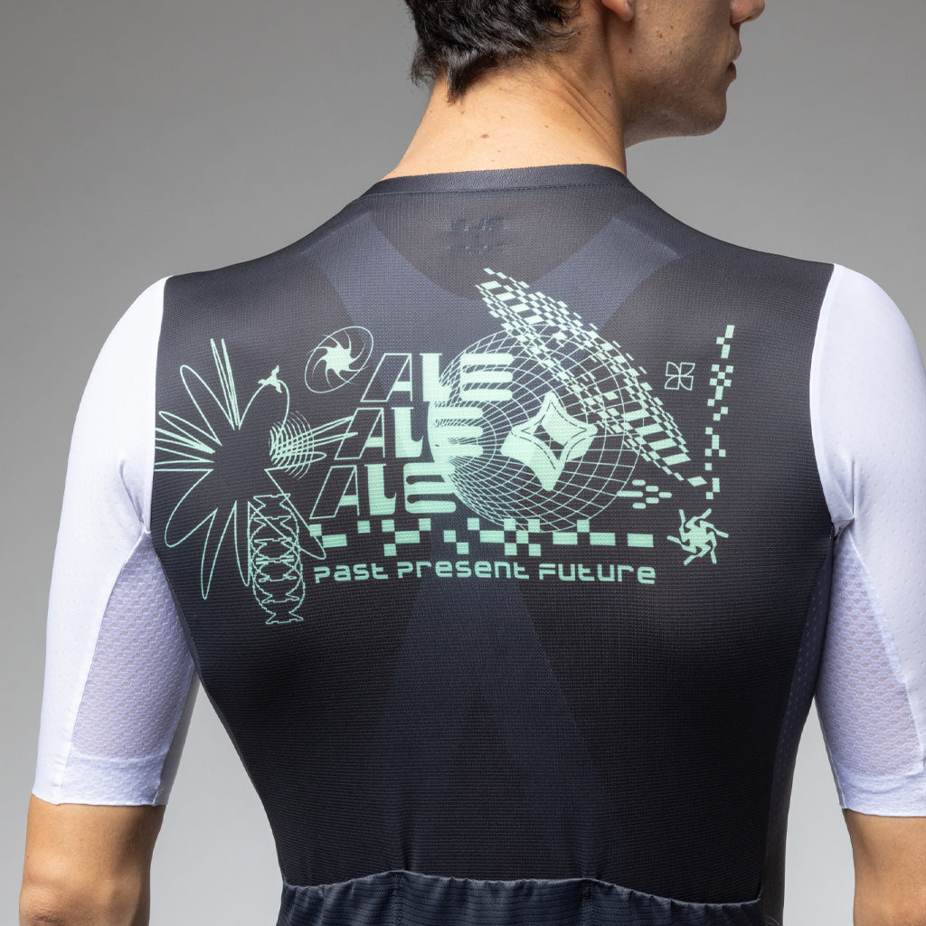 Maglia MANICA CORTA Ale PR-E Megabyte 2.0 UOMO - NERO