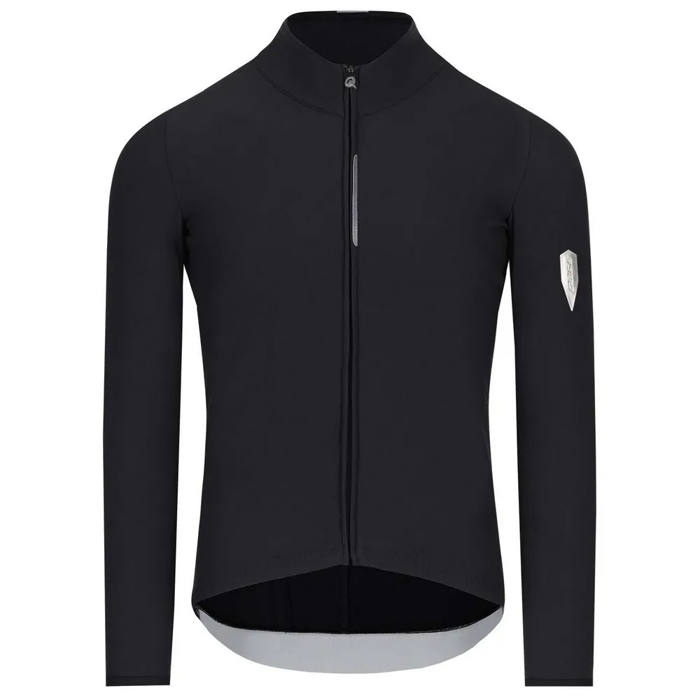 Q36.5 Dottore Woolf Long Sleeve Jersey Black – Maglia Ciclismo Uomo