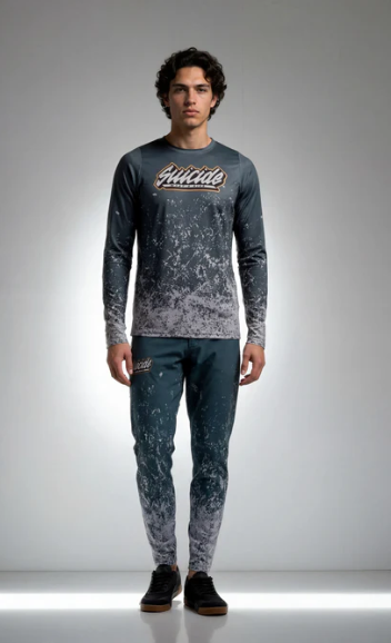 SUICIDE WHAT A RIDE MARBLE VIBES KIT MAGLIETTA E PANTALONE