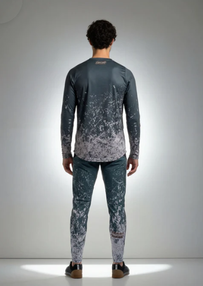 SUICIDE WHAT A RIDE MARBLE VIBES KIT MAGLIETTA E PANTALONE